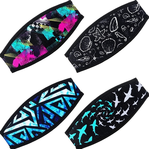 Diving Mask Slap Straps Cover Neoprene Dive Mask Strap For Swimming - Picture 1 of 7